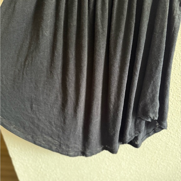 Free People Black Smocked Sleeveless Top Women’s Size M Linen Blend - Picture 7 of 11